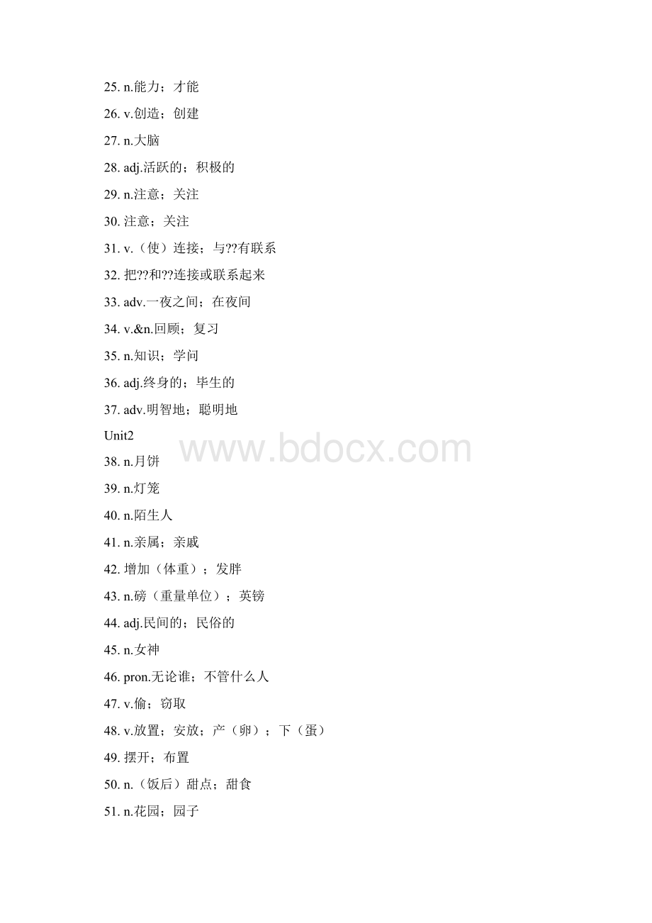 九年级英语单词汉语版.docx_第2页