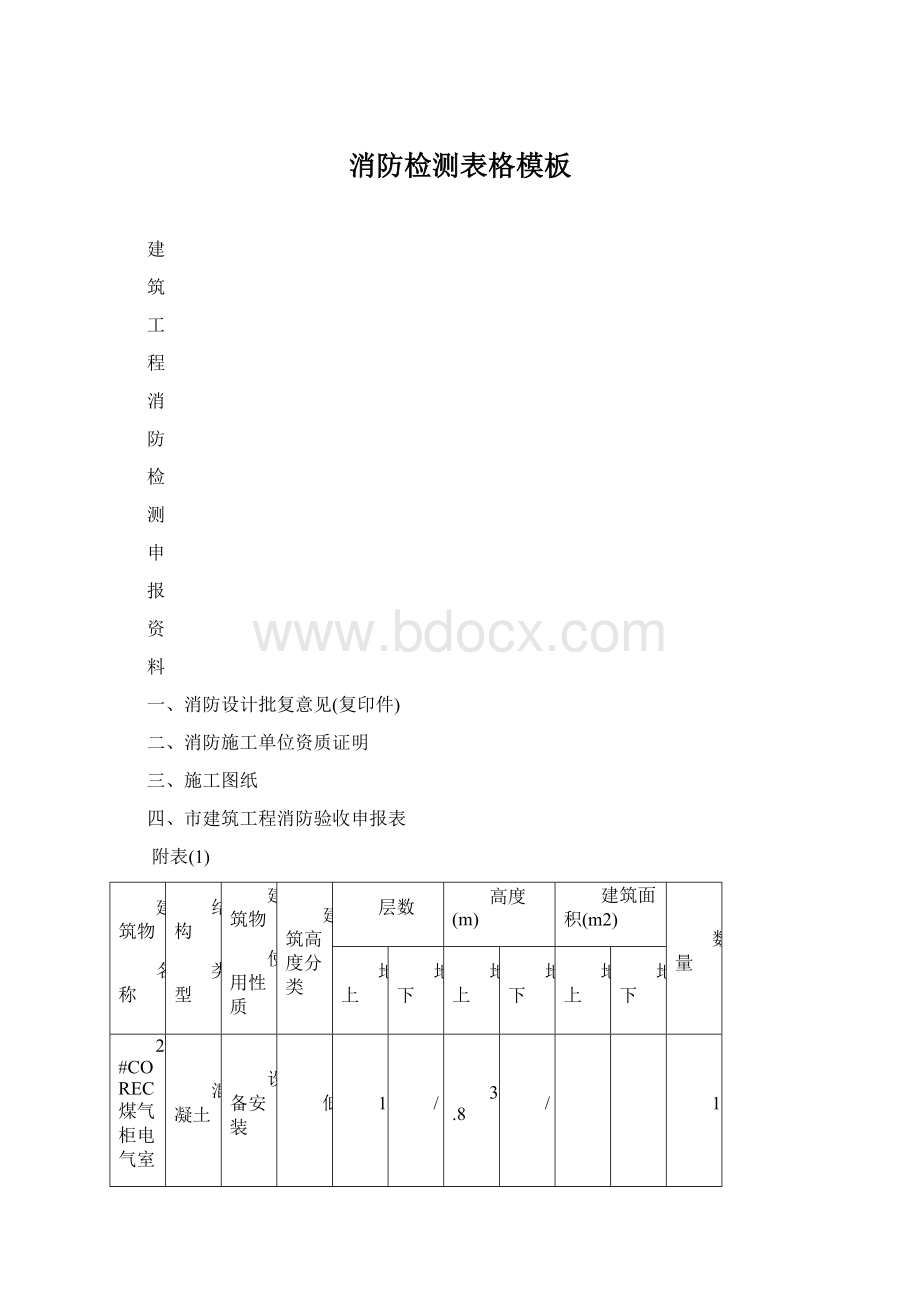 消防检测表格模板文档格式.docx_第1页