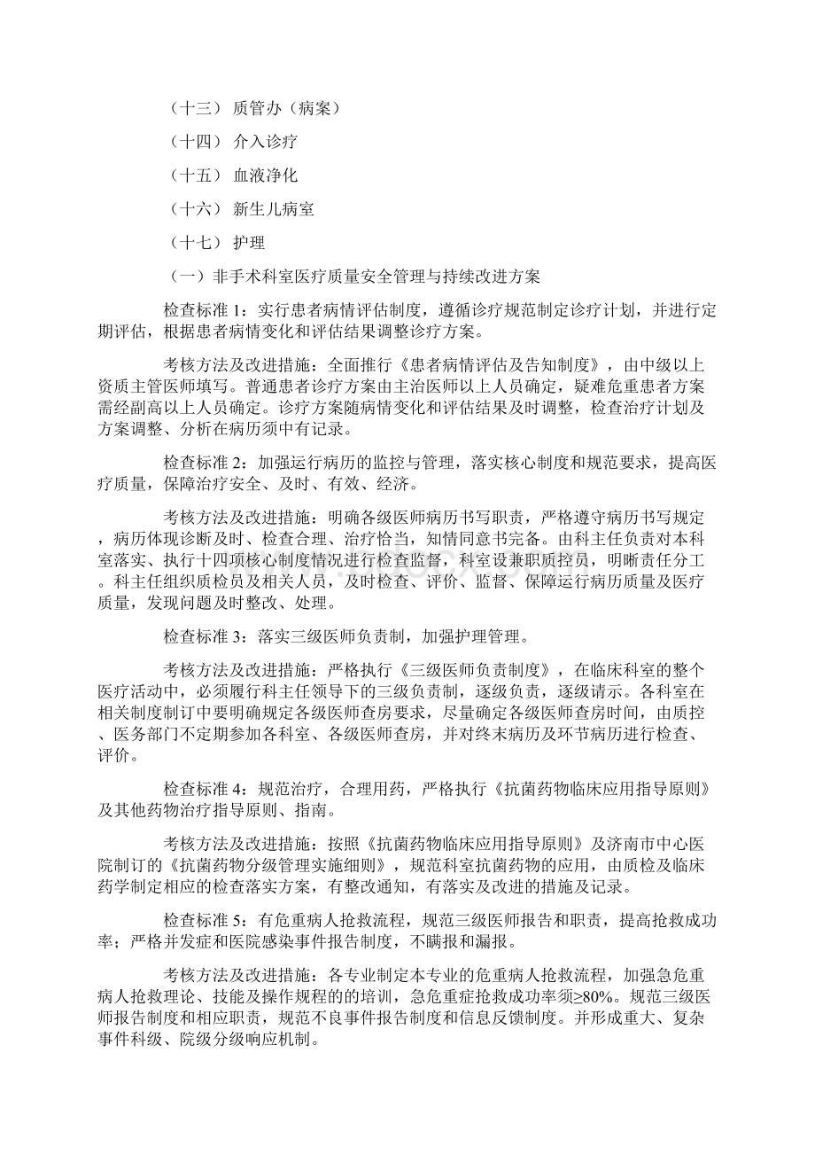 医疗质量安全管理与持续改进实施方案.docx_第3页