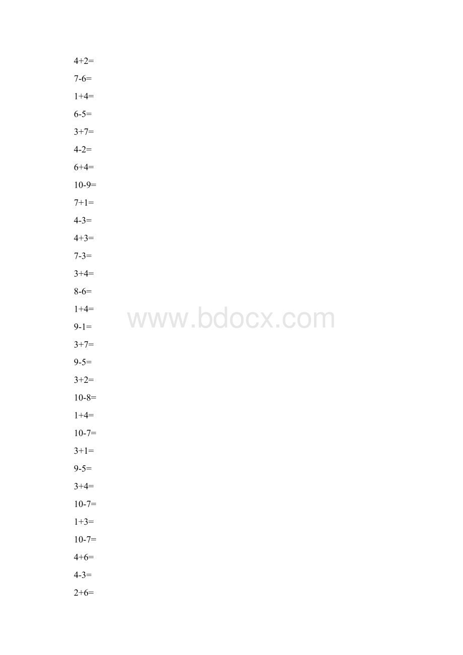 一年级数学上册口算练习31.docx_第2页