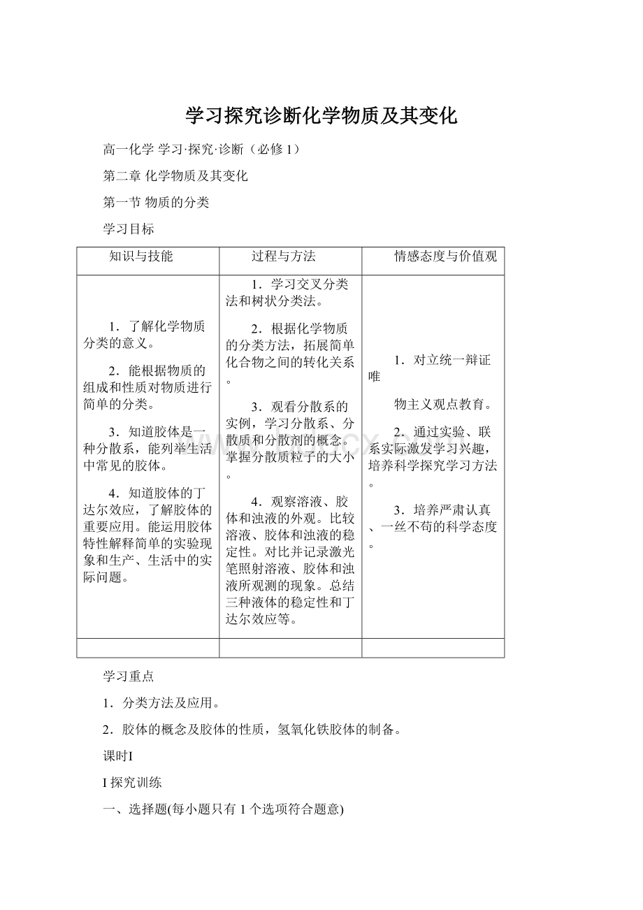 学习探究诊断化学物质及其变化.docx_第1页