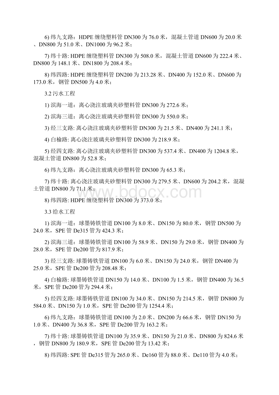 滨海标工程雨水污水给水中水管道工程施工方案讲述.docx_第3页