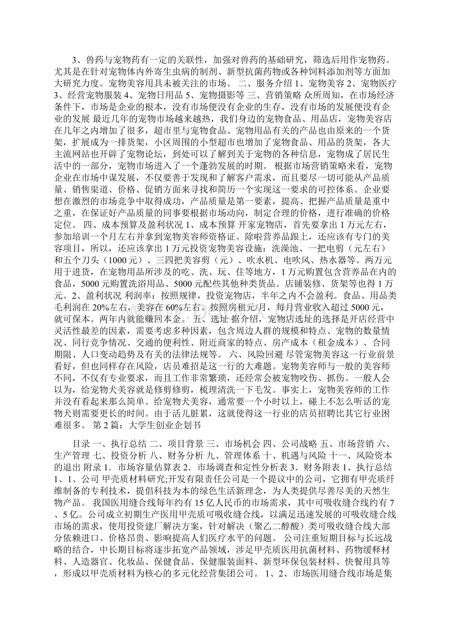 创业计划书必须要有几年的规划.docx_第3页