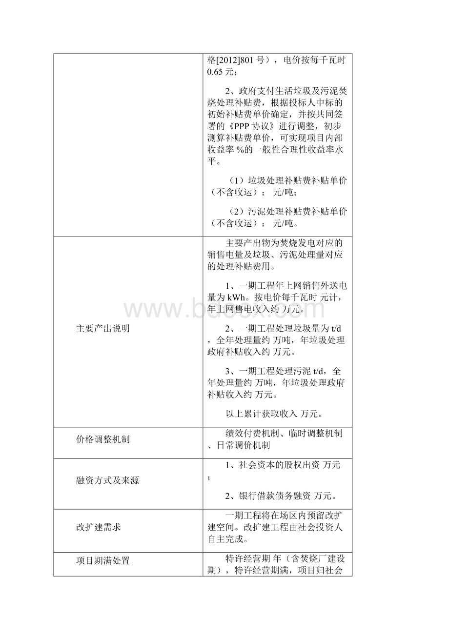 垃圾焚烧发电项目PPP实施方案.docx_第2页