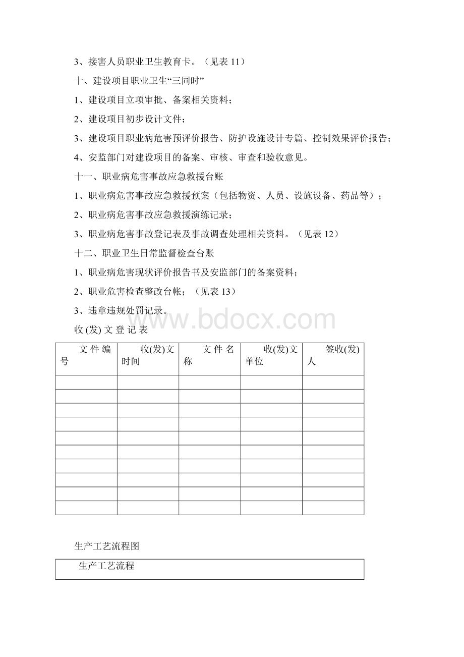 职业卫生档案和职业健康监护档案的表格文档格式.docx_第3页