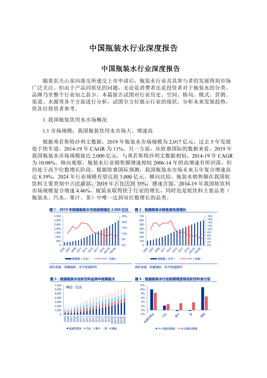中国瓶装水行业深度报告.docx