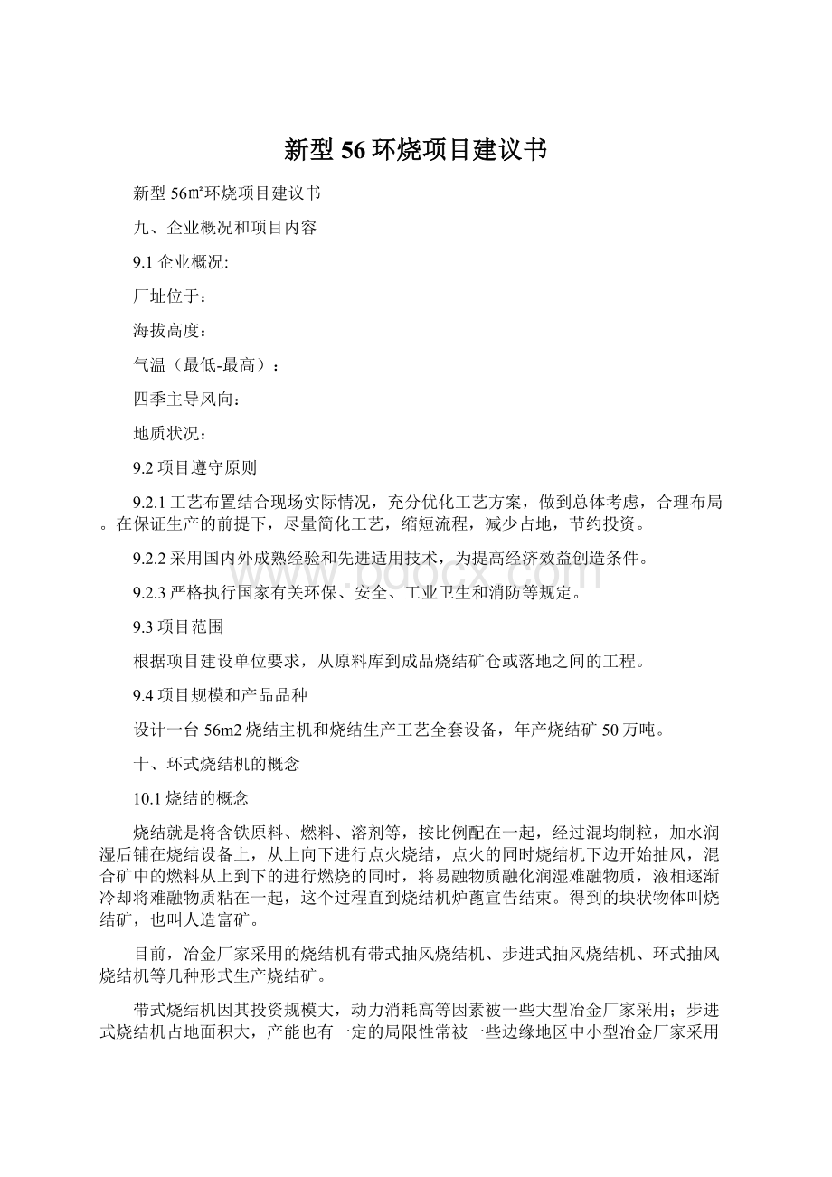 新型56环烧项目建议书Word下载.docx_第1页