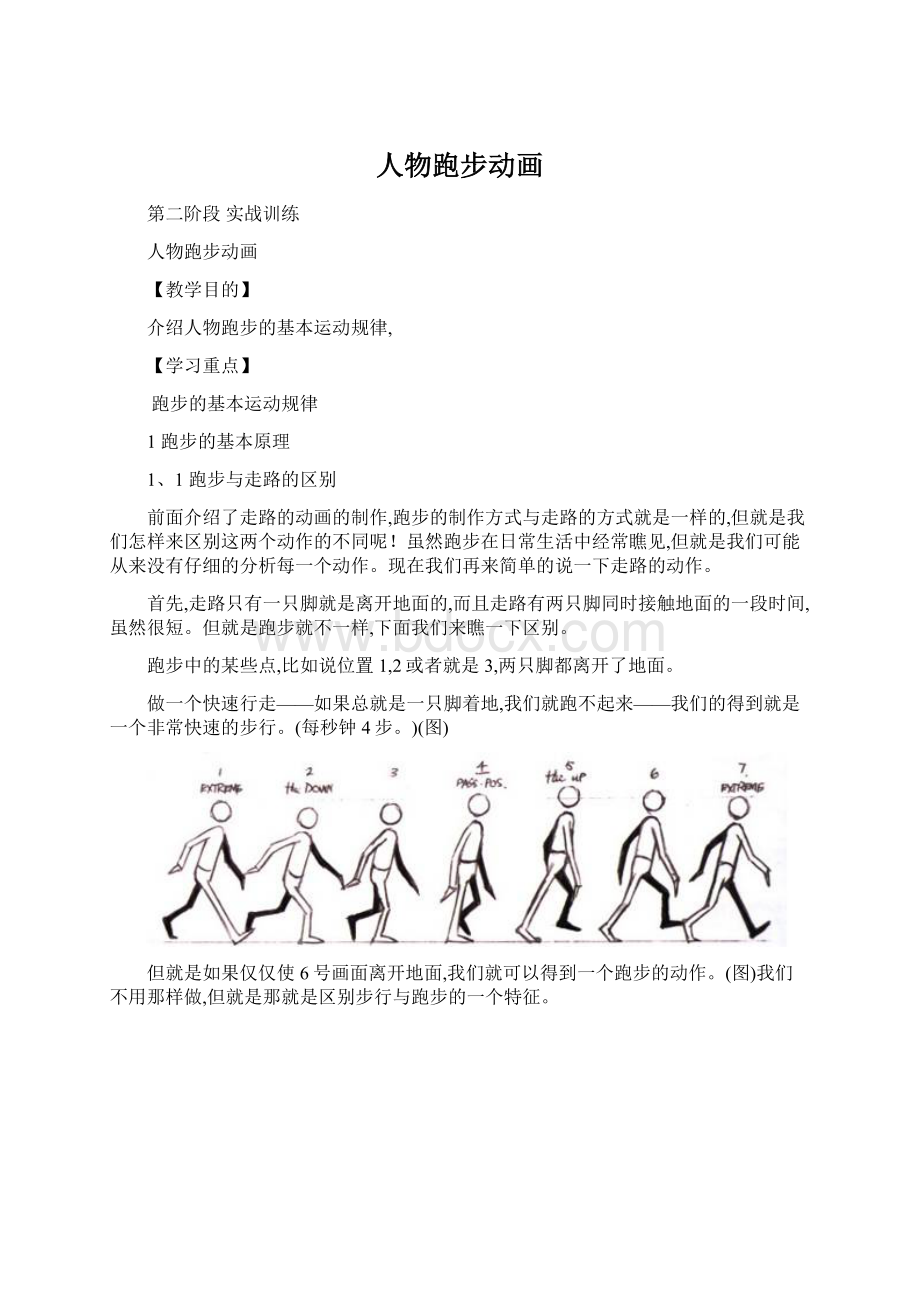 人物跑步动画Word文档格式.docx