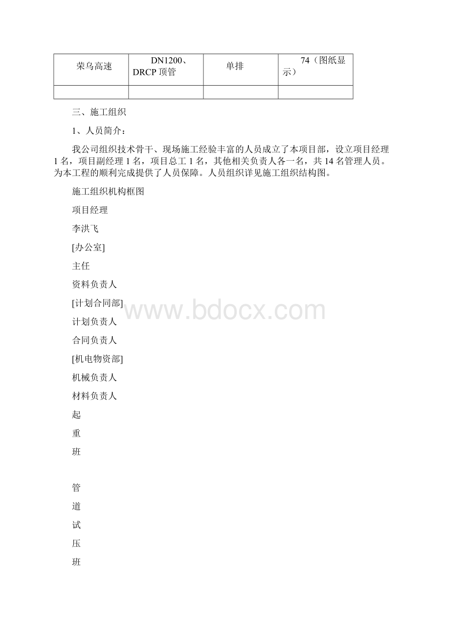 南水北调配套工程水厂以上输水管道工程施工方案.docx_第3页