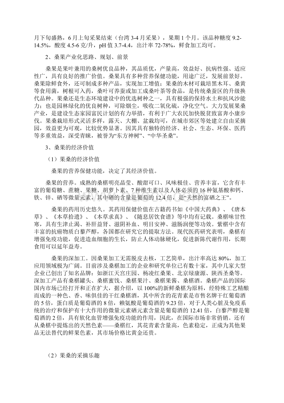 桑果产业项目商业计划书.docx_第3页