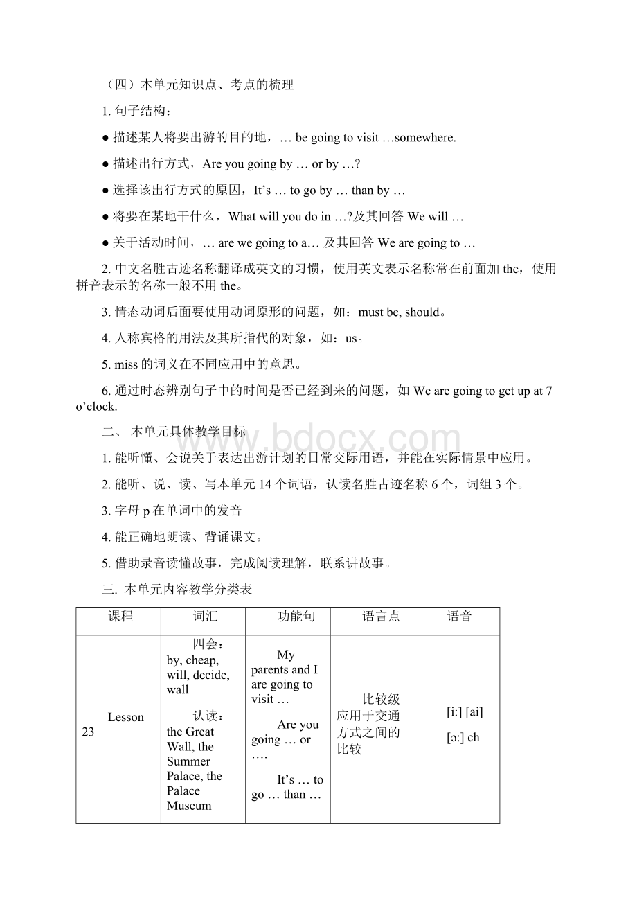 北京版小学英语五年级上册教案单元21Word文档格式.docx_第2页