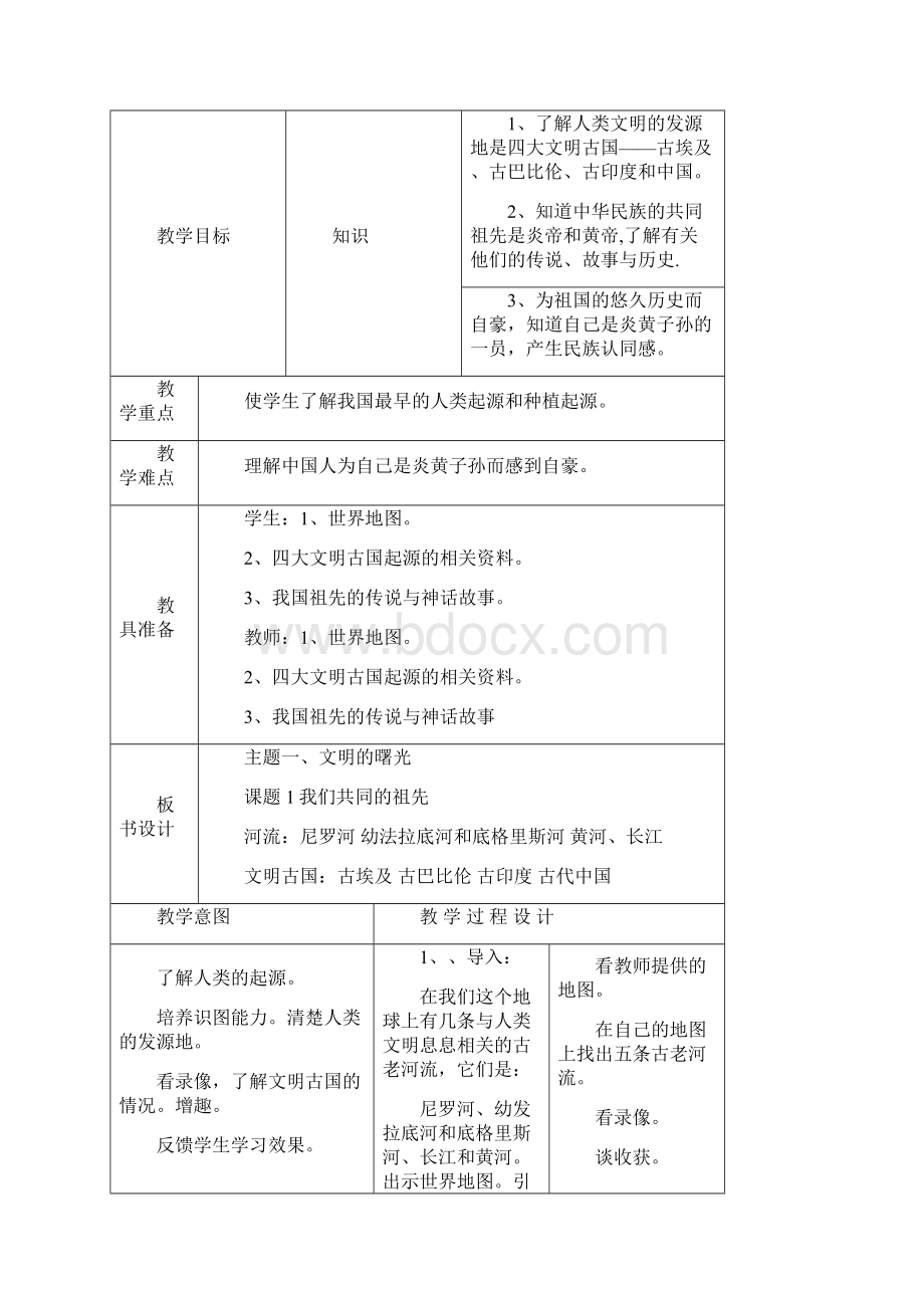 小学五年级思想品德上册教案图文.docx_第2页