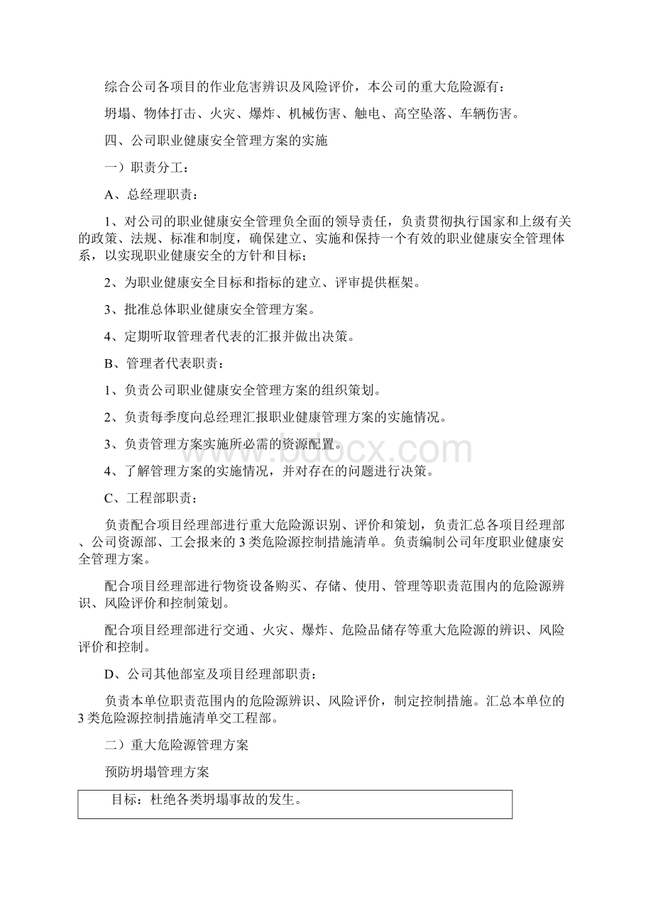 职业健康安全管理方案.docx_第2页