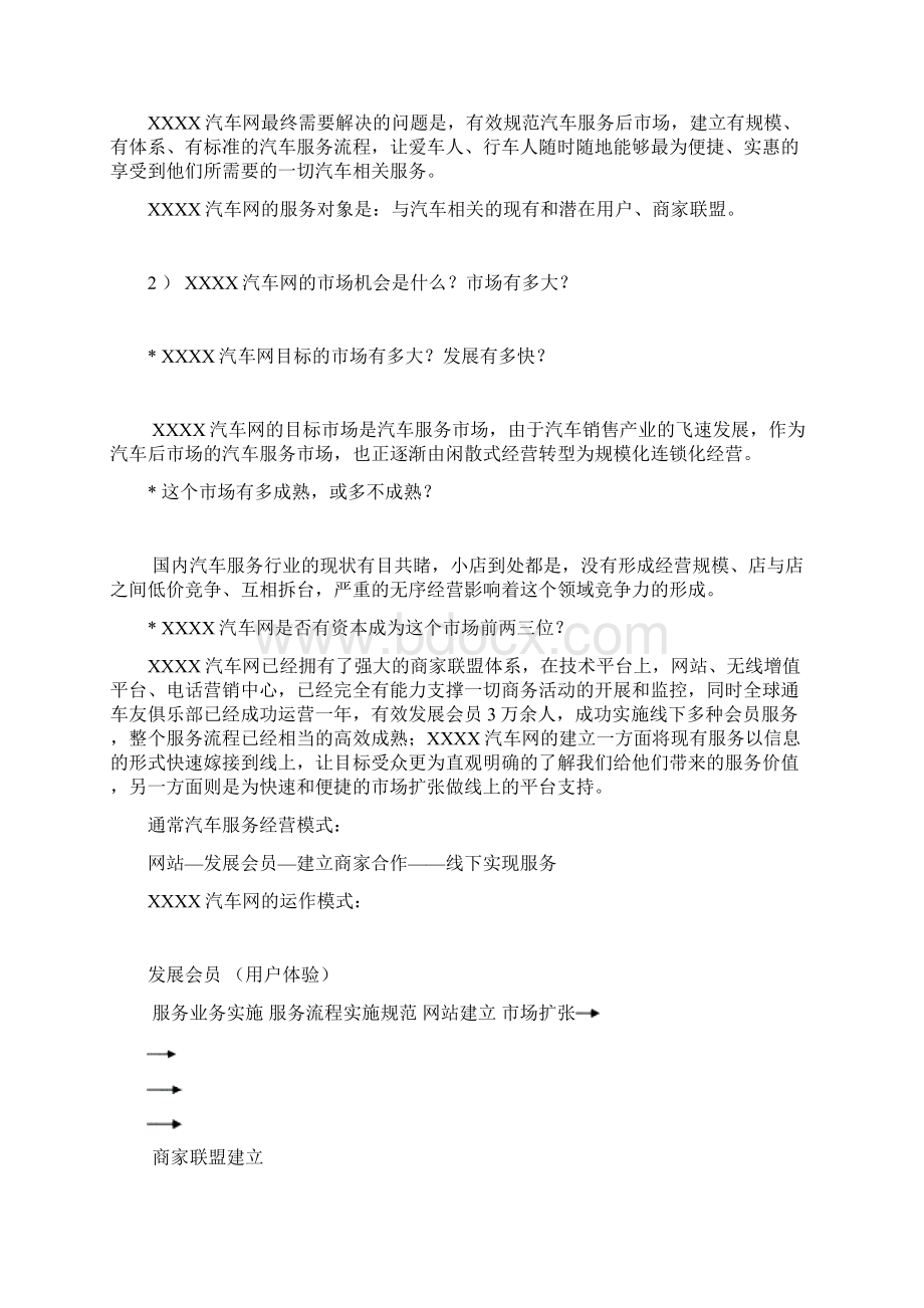 汽车网运营计划书.docx_第2页