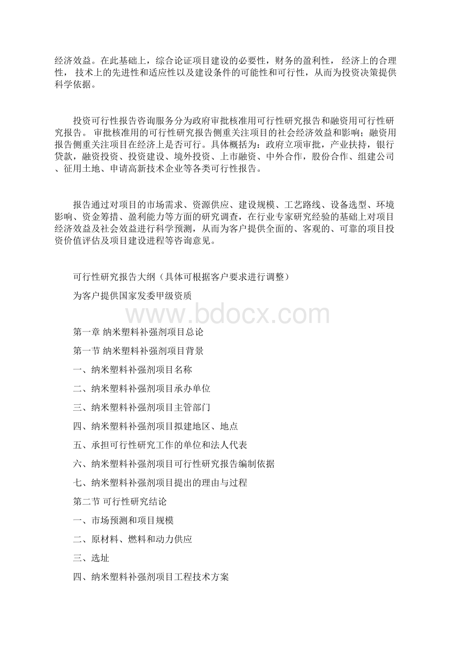 纳米塑料补强剂项目可行性研究报告.docx_第2页