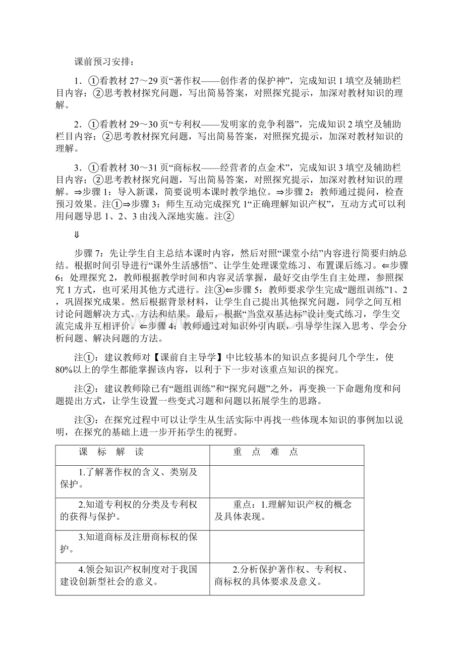 人教版高中政治选修五24《切实保护知识产权》文档格式.docx_第2页