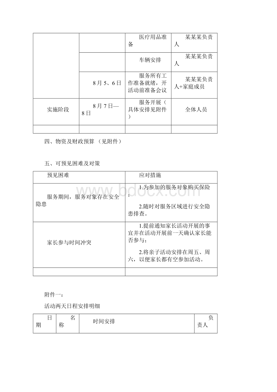 XX企业举办职工家庭暑期亲子夏令营活动策划方案.docx_第3页