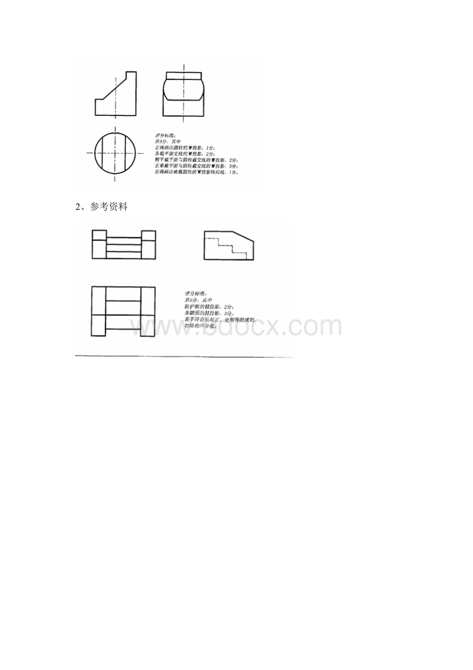 工程制图本科山大20年考试题库及答案.docx_第2页