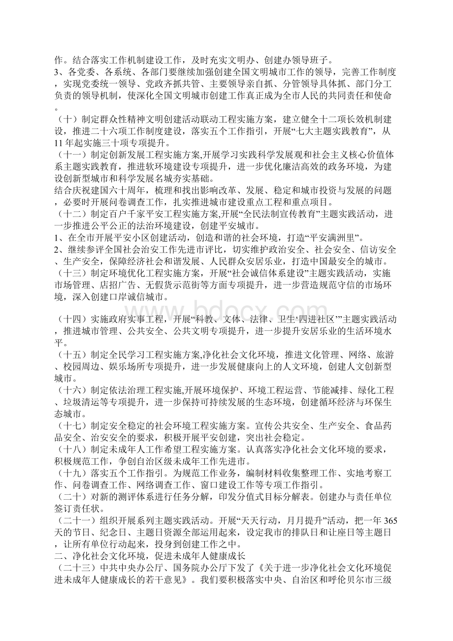 市精神文明建设工作计划.docx_第2页