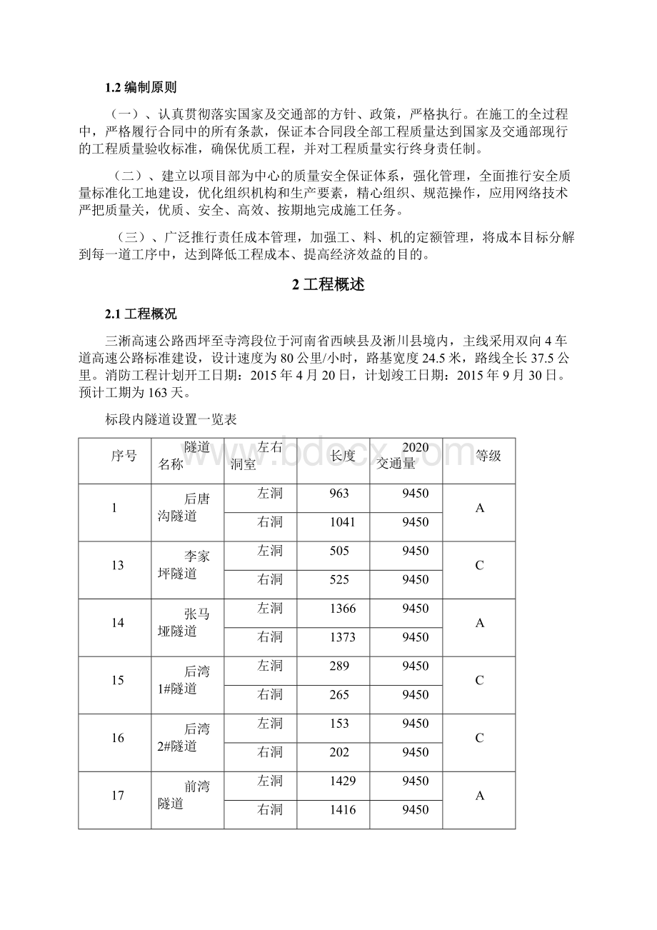 隧道消防工程施工组织设计.docx_第2页