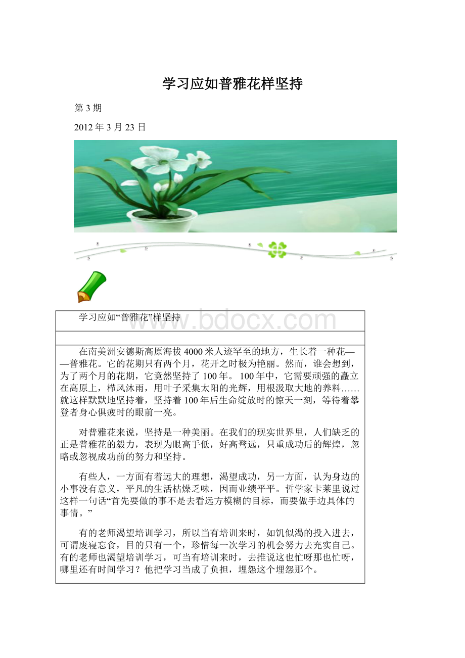 学习应如普雅花样坚持Word文档格式.docx_第1页