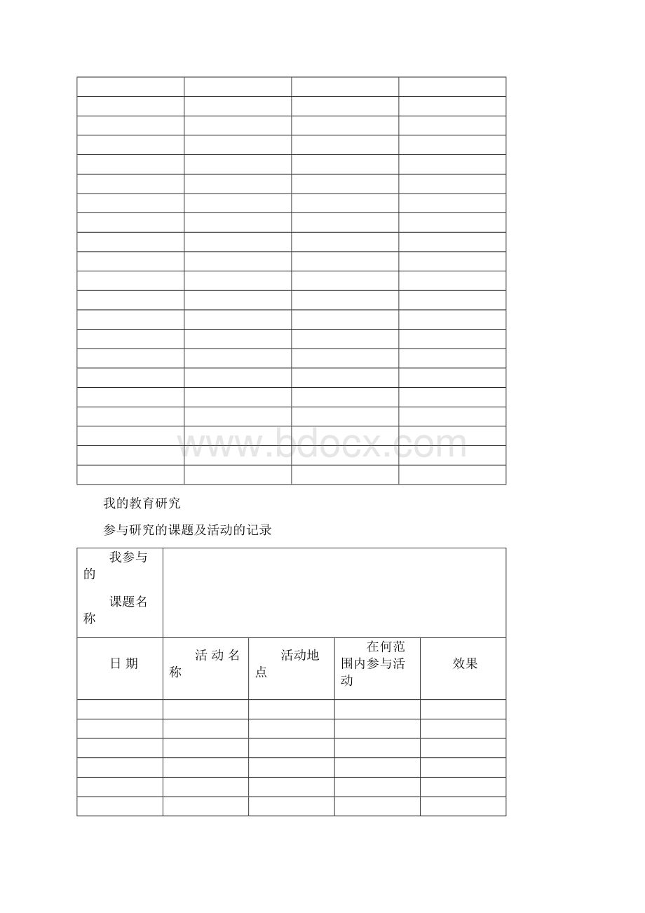 学校使用 《教师个人成长计划》首页在最后一张.docx_第3页