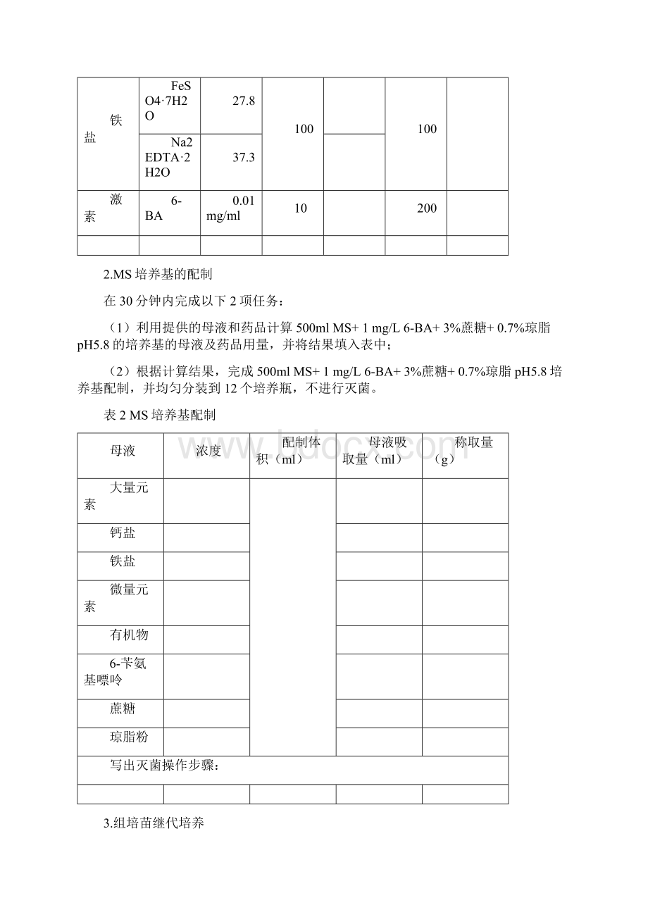 植物组织培养项目竞赛规程.docx_第2页