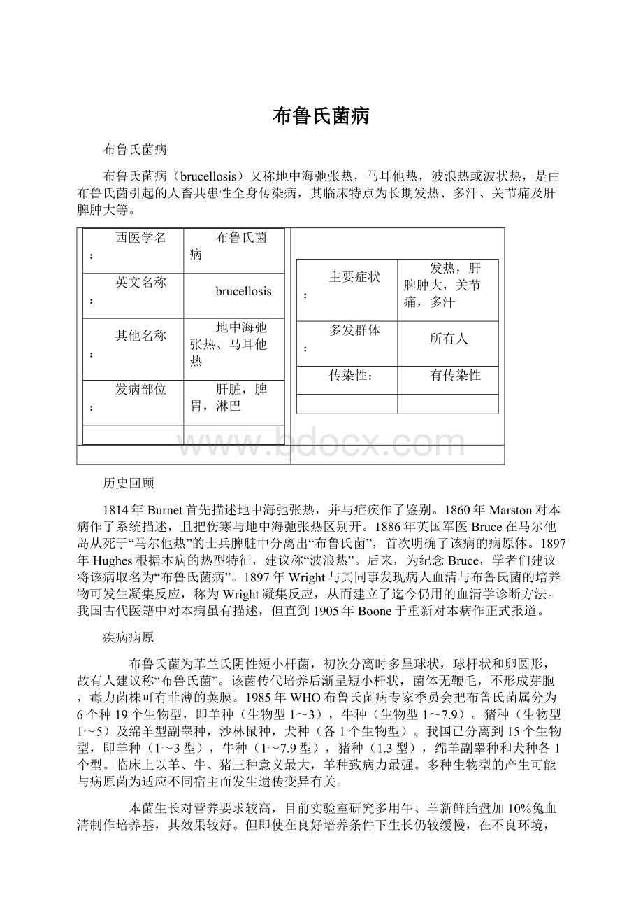 布鲁氏菌病.docx_第1页