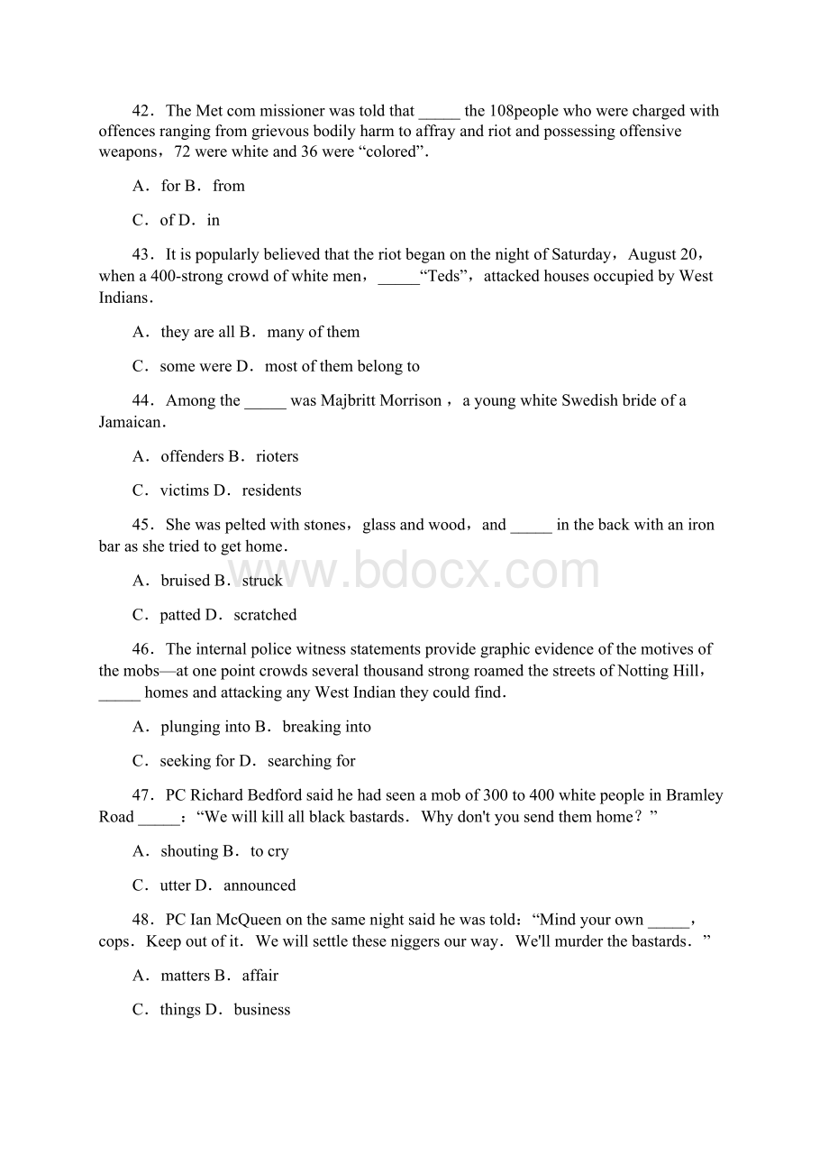 全国大学生英语竞赛C类初赛决赛真题及答案汇总集文档格式.docx_第3页