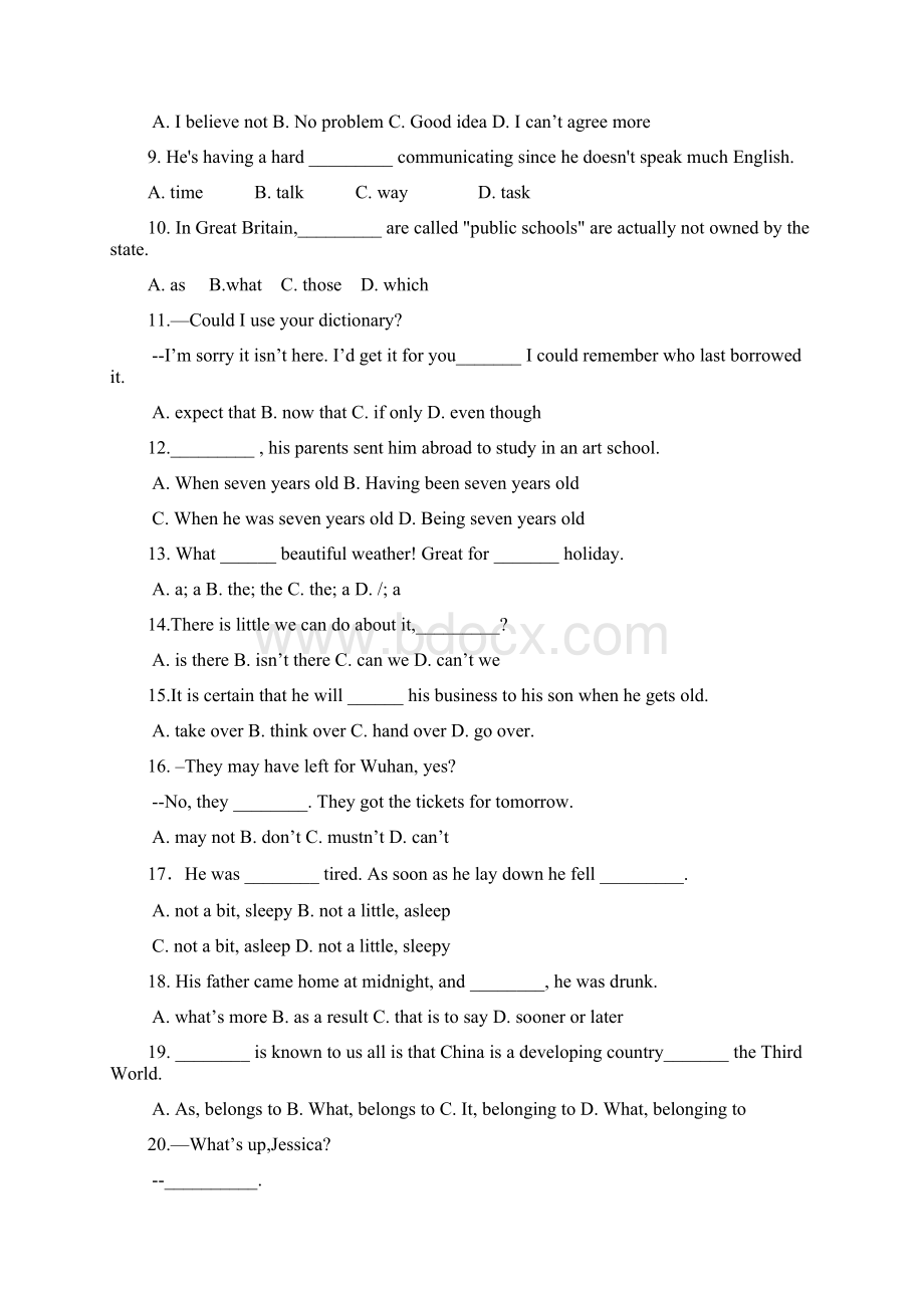 浙江省英语高考模拟卷.docx_第2页