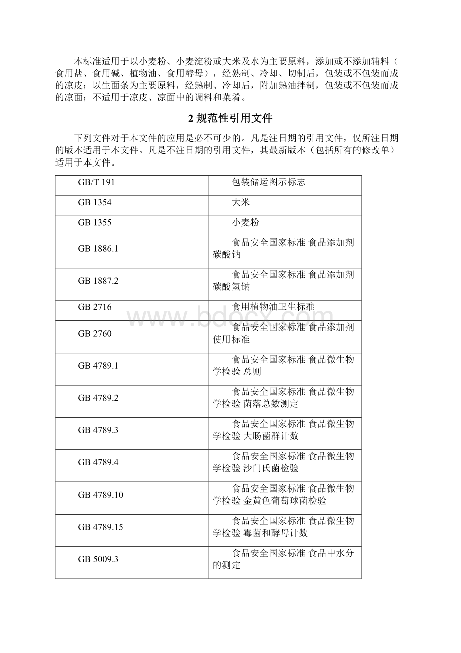 dbs61 0011食品安全地方标准 凉皮凉面docxWord格式.docx_第2页