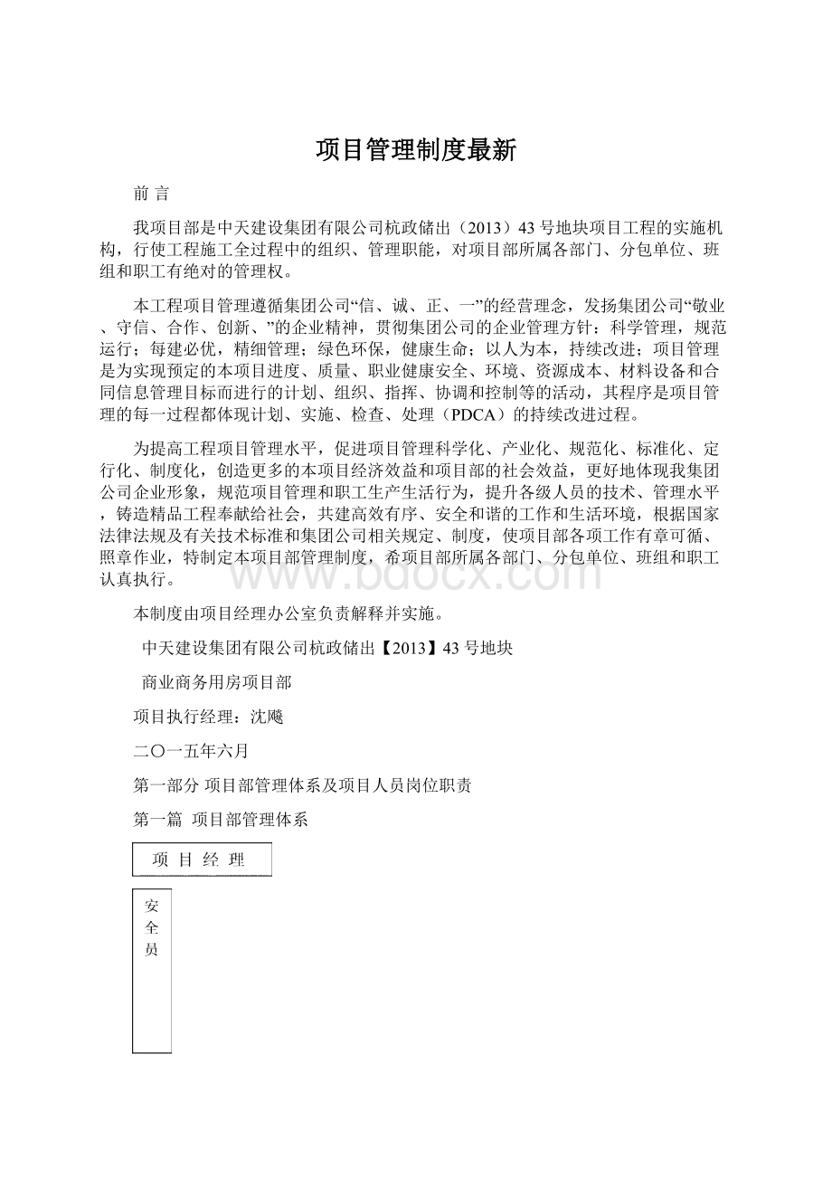 项目管理制度最新.docx