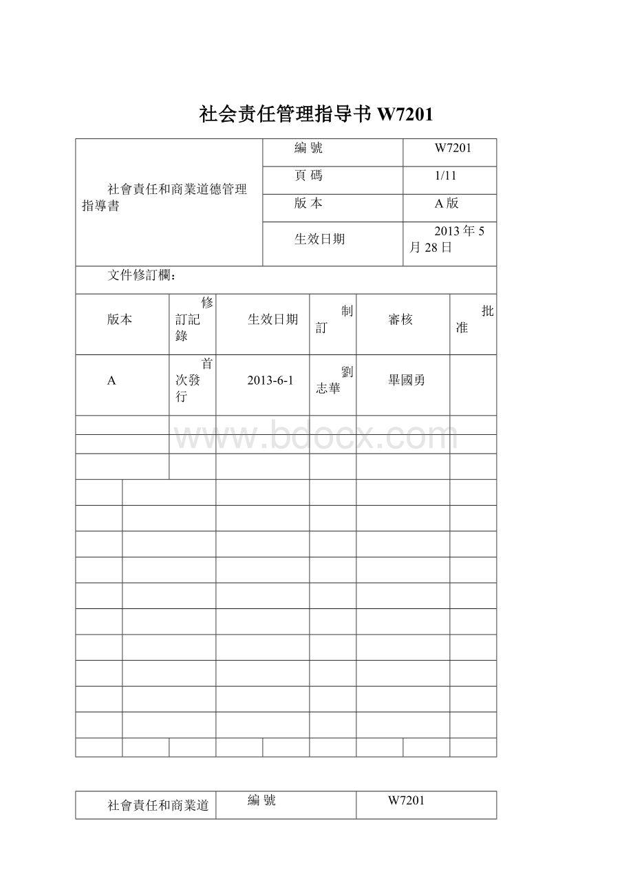 社会责任管理指导书W7201.docx