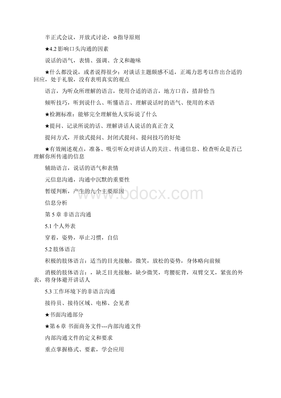 自考商务沟通方法与技能总复习文档格式.docx_第3页