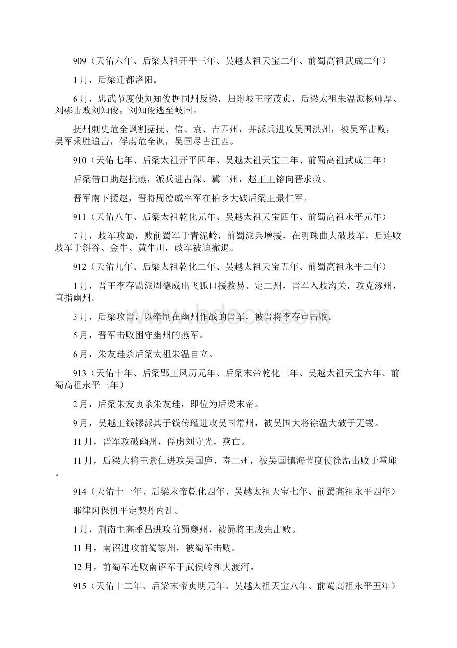 000LA0A资料大全XIA五代十国大事.docx_第2页