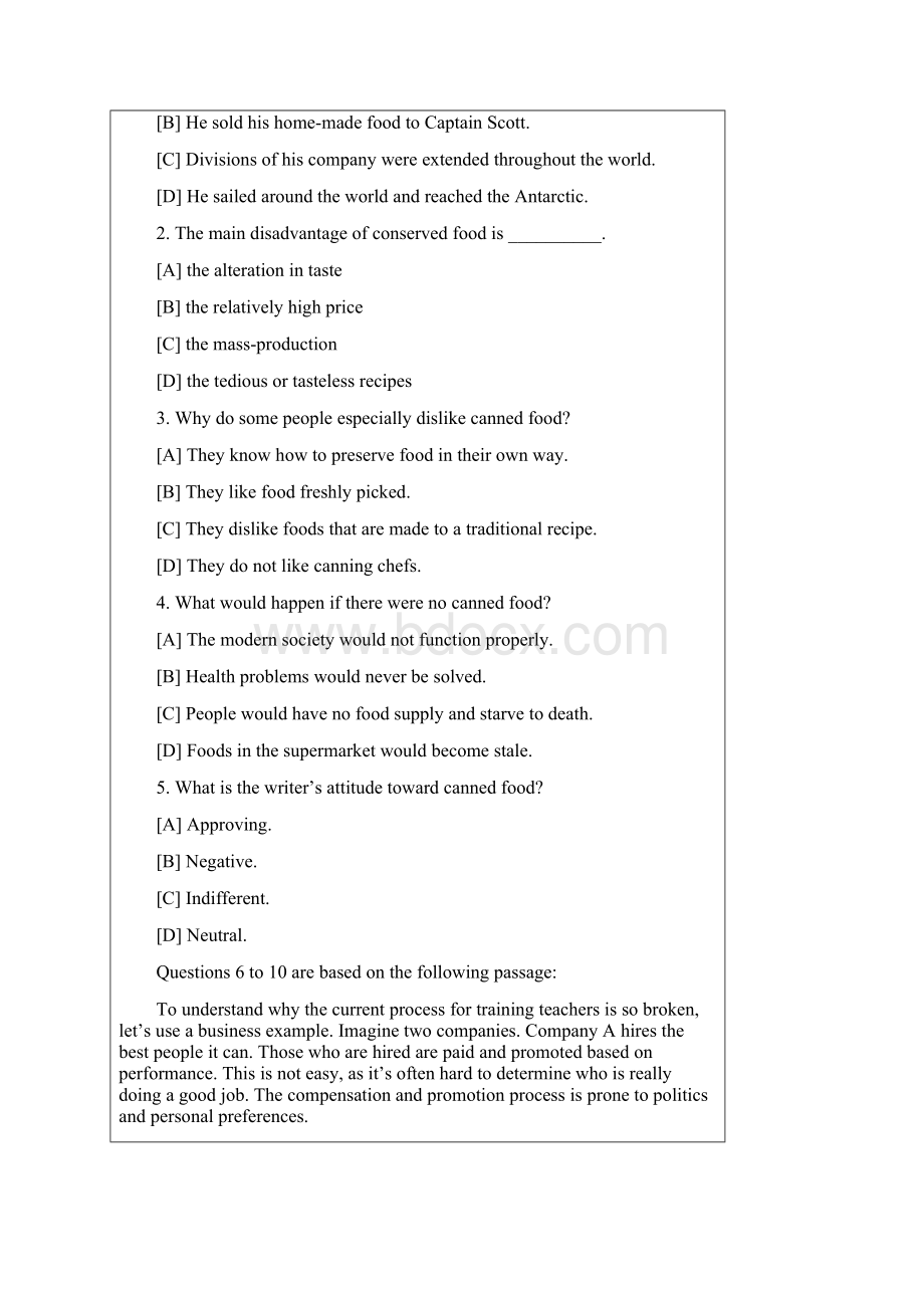 杭州师范大学718综合英语考研真题考研试题硕士研究生入学考试试题Word文件下载.docx_第3页