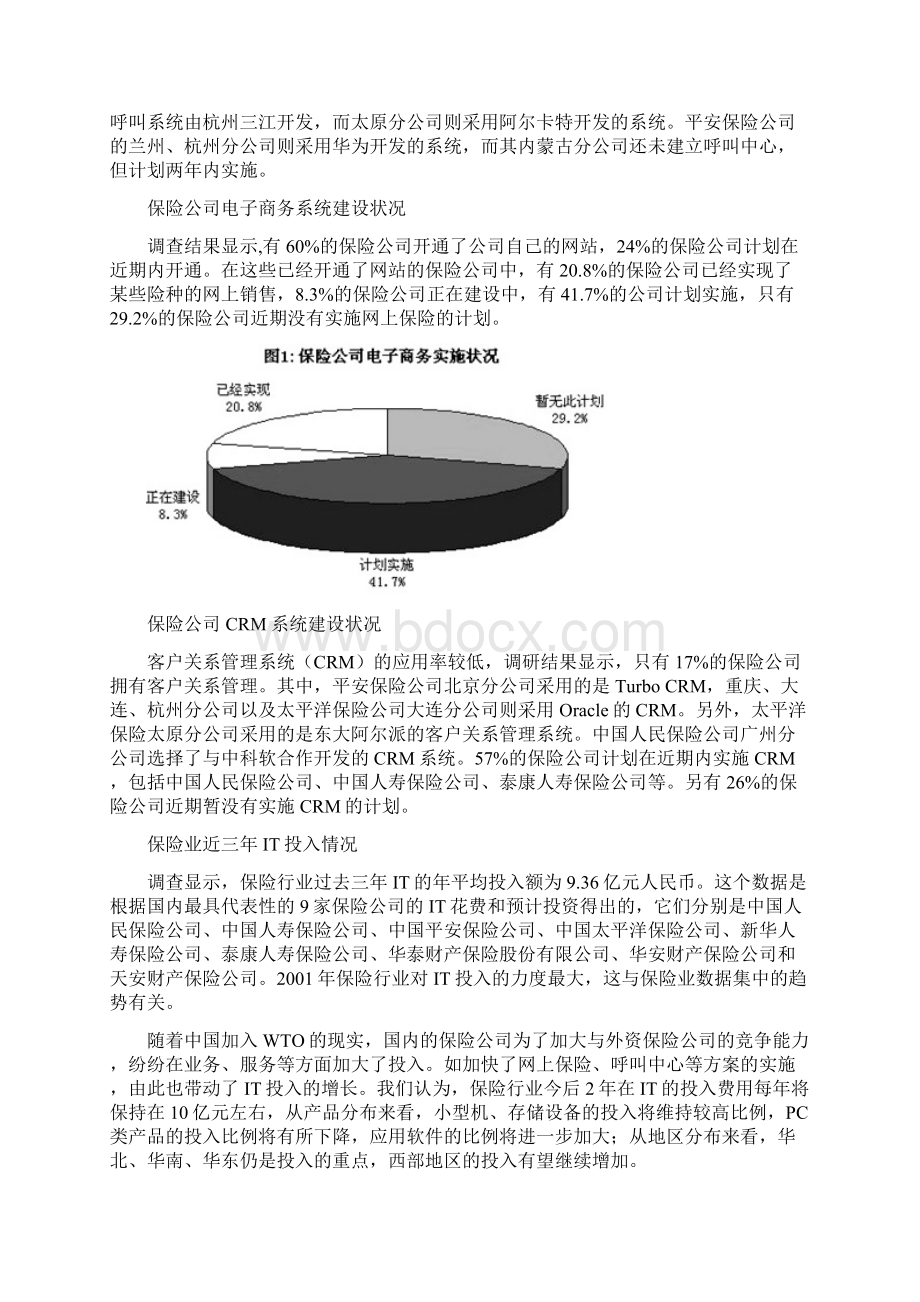 中国保险行业IT应用与市场研究报告可行性研究报告可编辑Word下载.docx_第3页