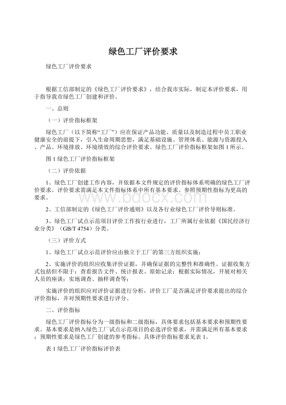 绿色工厂评价要求.docx_第1页