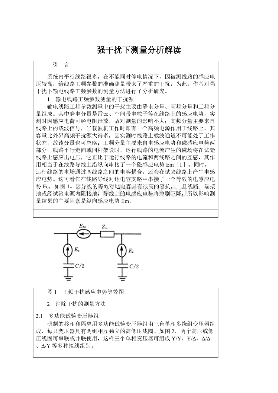 强干扰下测量分析解读.docx