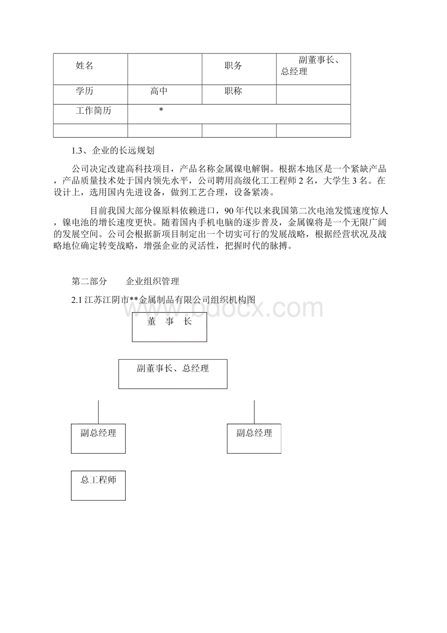 年产1200吨金属镍及2200吨电解铜生产线建设项目可行性研究报告Word文档下载推荐.docx_第3页