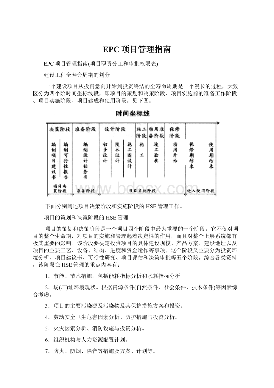 EPC项目管理指南Word下载.docx