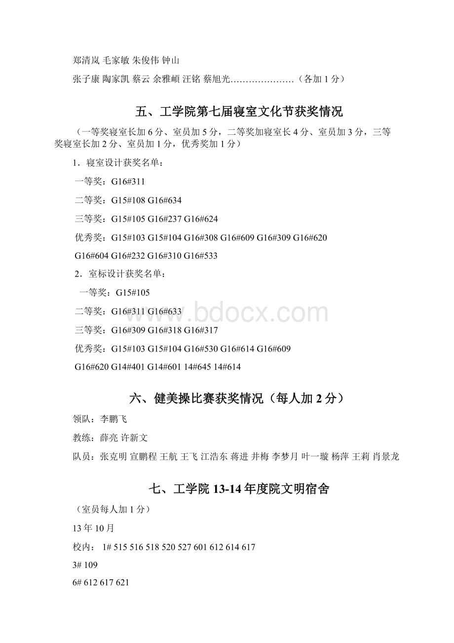 工学院学年学生会综合测评建议加分表Word文档下载推荐.docx_第2页