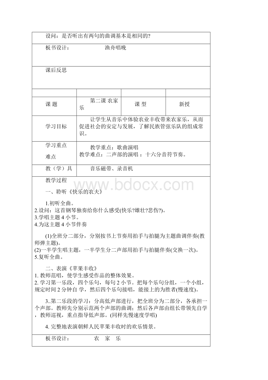 五年级音乐教案表格完美版.docx_第3页