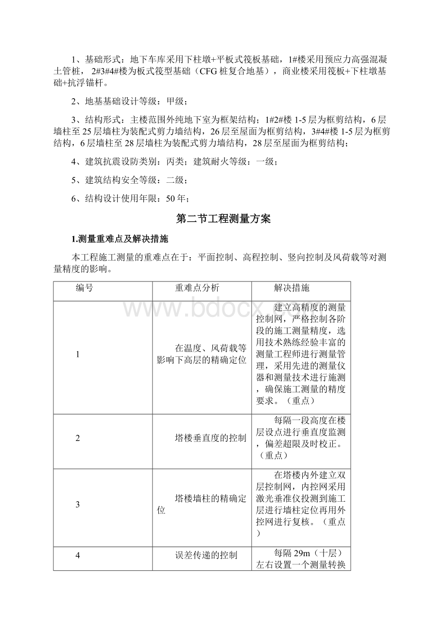 公寓楼测量施工方案Word格式文档下载.docx_第2页