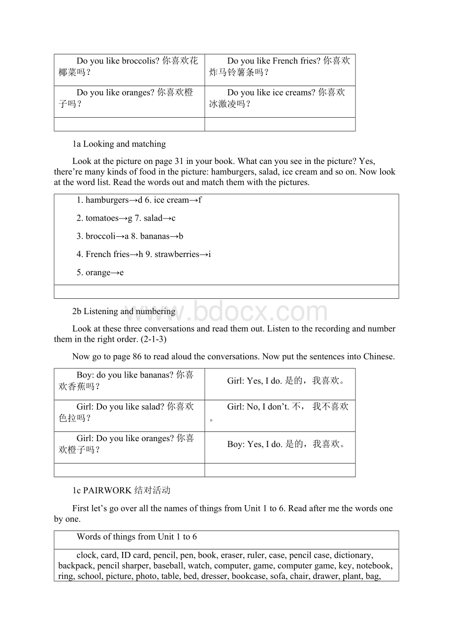 Unit6 Do you like bananas教学设计Word文件下载.docx_第2页