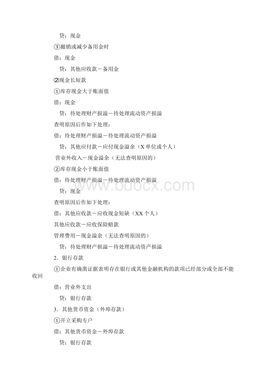 常用会计分录大全Word下载.docx_第2页