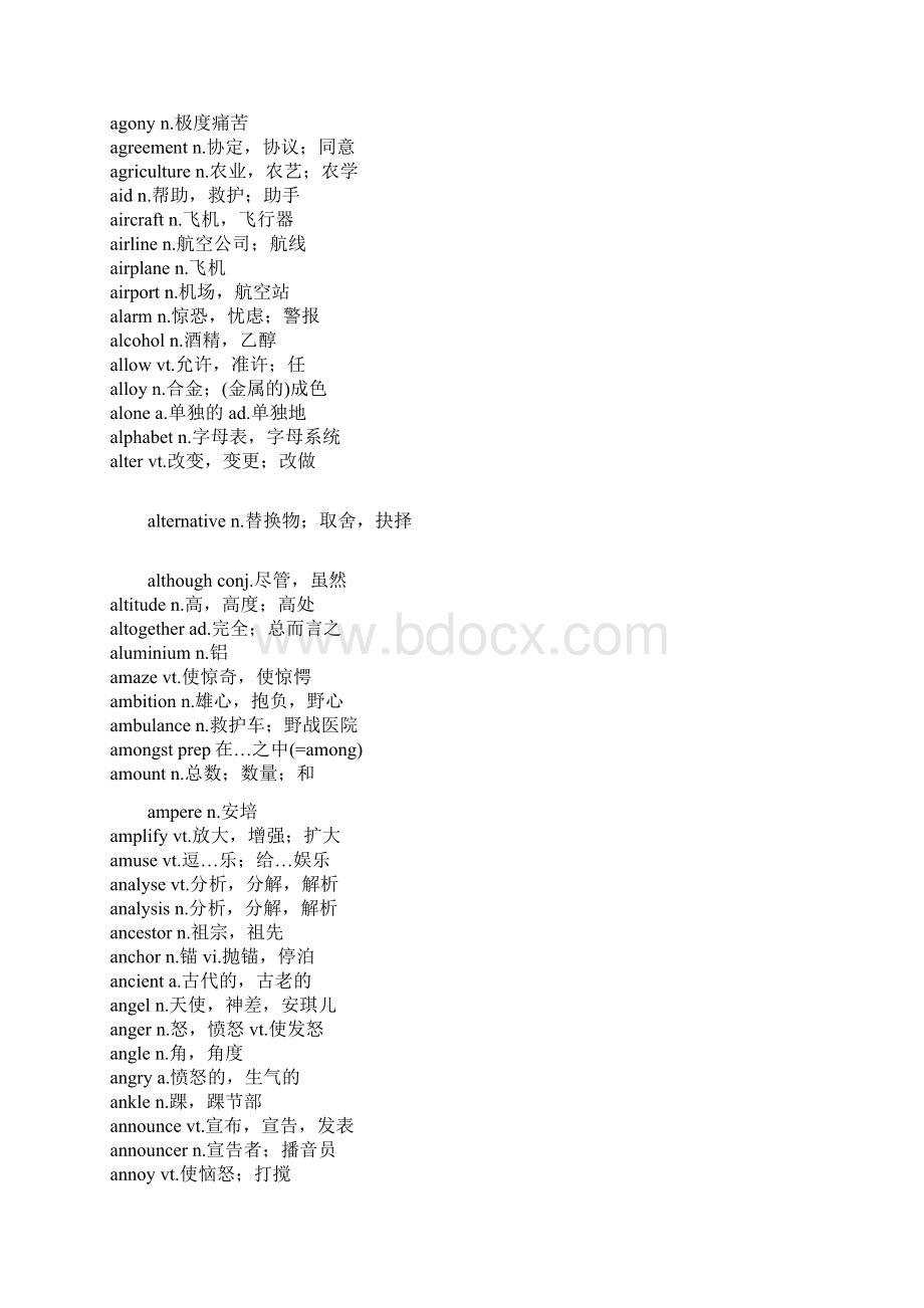 大学英语四级考试词汇表.docx_第3页