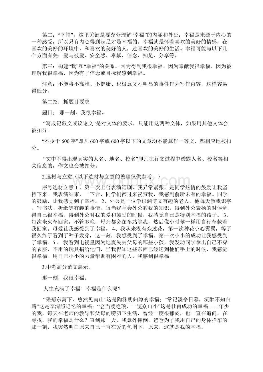 中考考点梳理中考语文湖南考点精要考场作文夺分技法.docx_第2页