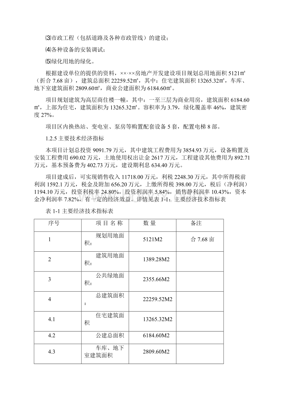 房地产开发建设项目节能评估报告Word下载.docx_第2页