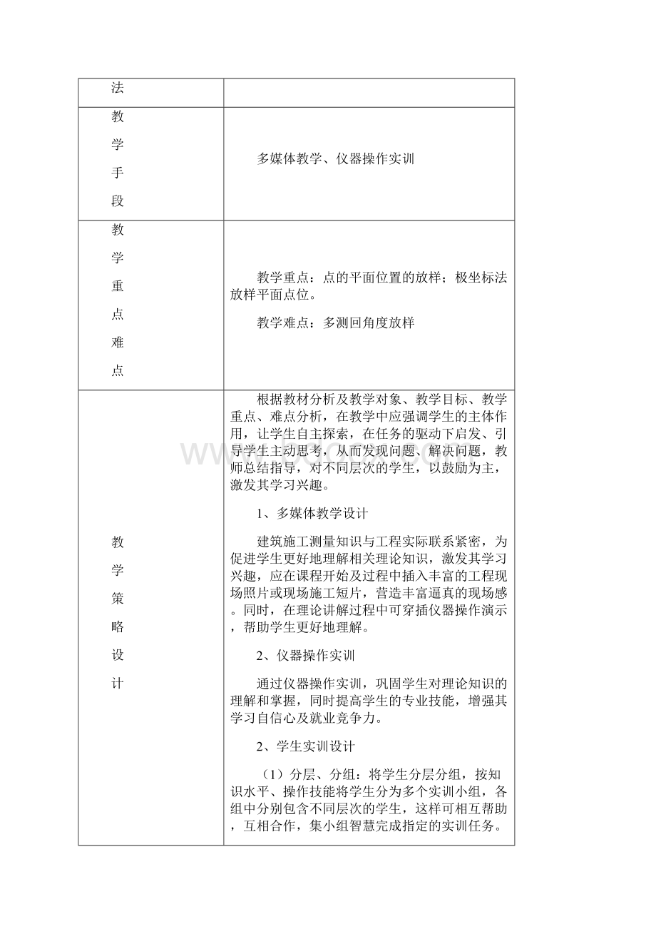 《土木工程测量》教案Word文档格式.docx_第2页